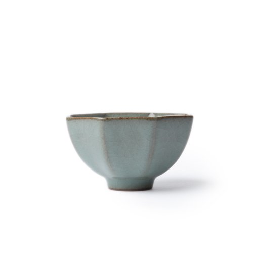 Zhang Weijing Teetasse Seladon Ba Jiao Dunkel