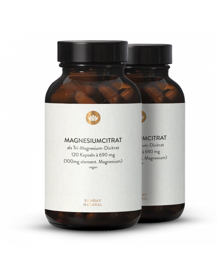 Magnesium Bioaktiv Hochdosiert Sunday Natural