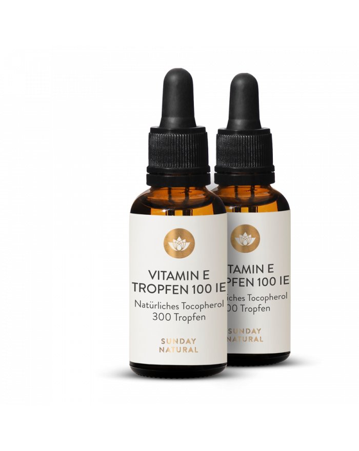 Vitamin E Natural, Vegan Forms Sunday Natural