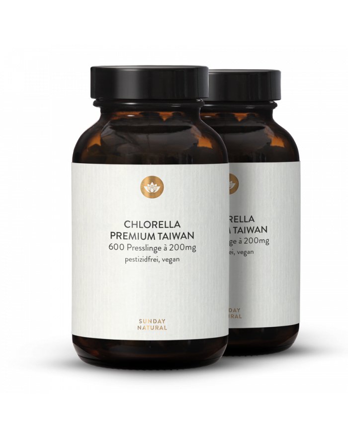 Premium Chlorella Alge aus Japan und Indien vegan ohne Zusätze