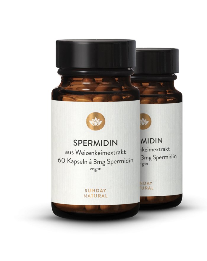 Spermidine Natural Plant Substance Vegan Organic High in Fibre | Sunday ...