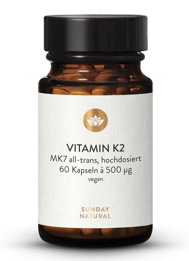 Vitamin K2 500µg <br> hochdosiert